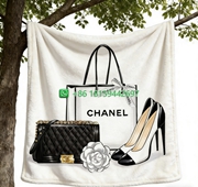 Chanel Throw Blankets